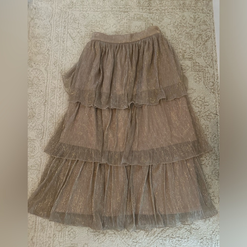 A loves A tiered skirt